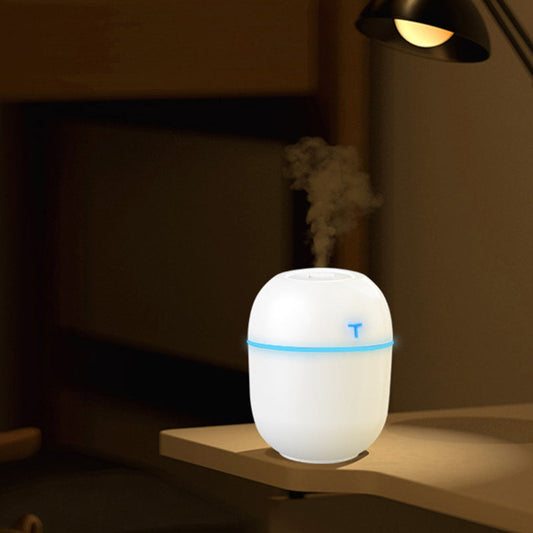 200ML MINI PORTABLE HUMIDIFIER WITH USB CHARGING AND LED NIGHT LIGHT